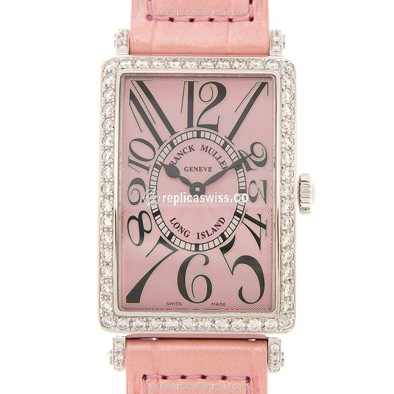 Franck Muller Long Island Watch - Quartz - Diamond - Pink